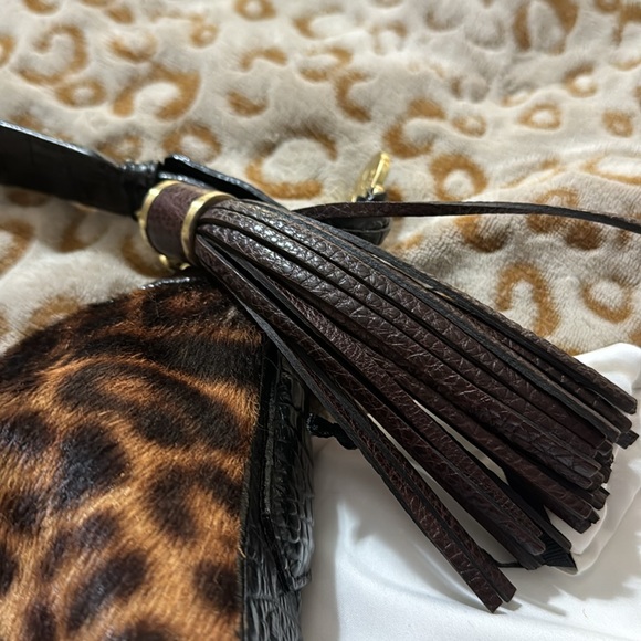 Brahmin EUC Kathleen leather and calf hair hobo bag - Picture 11 of 16